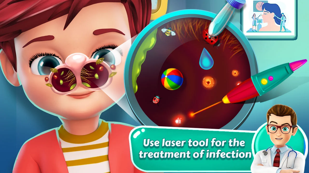 Nose Doctor Surgery Games - عکس بازی موبایلی اندروید