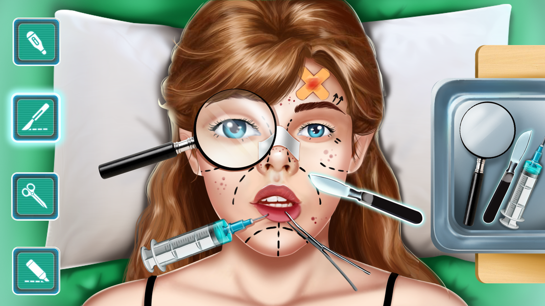 Plastic Surgery Doctor Games - Gameplay image of android game