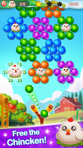 Bubble Farm - Fruit Garden Pop - Gameplay image of android game