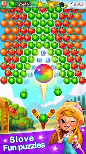 Bubble Farm - Fruit Garden Pop - Gameplay image of android game