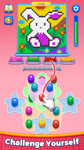 Color Wool Screw - عکس بازی موبایلی اندروید