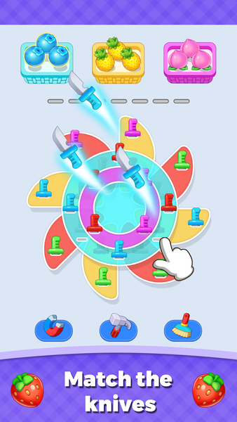 Knife Blast - Jam Puzzle - Gameplay image of android game