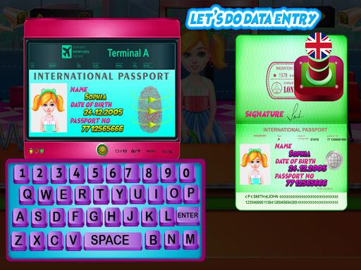 Airport Manager Cash Register Cashier Girls Games - Image screenshot of android app