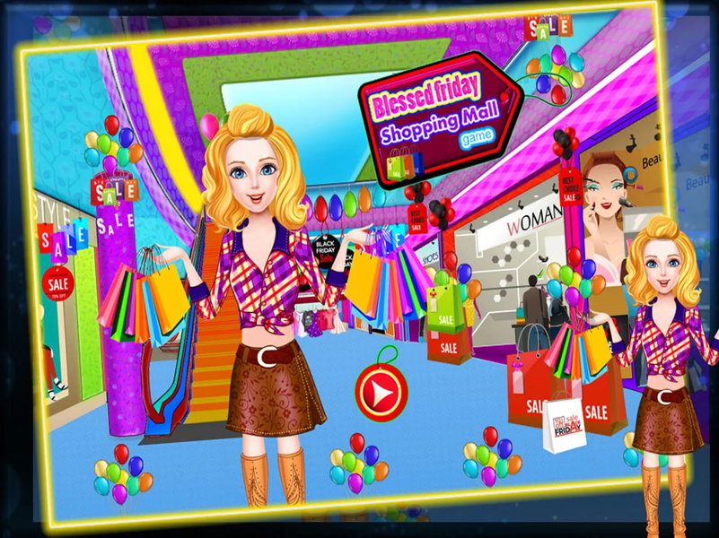 Black Friday Shopping Mall Gam - Gameplay image of android game
