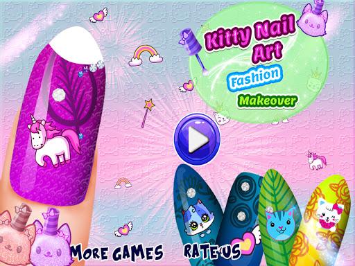 Kitty Nail Salon Girls Games - عکس بازی موبایلی اندروید