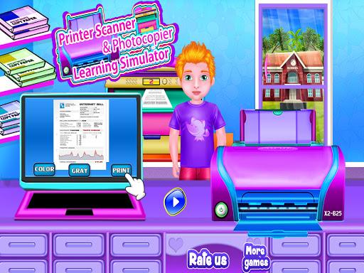 Printer Cash Register Cashier Games for Girls - عکس برنامه موبایلی اندروید