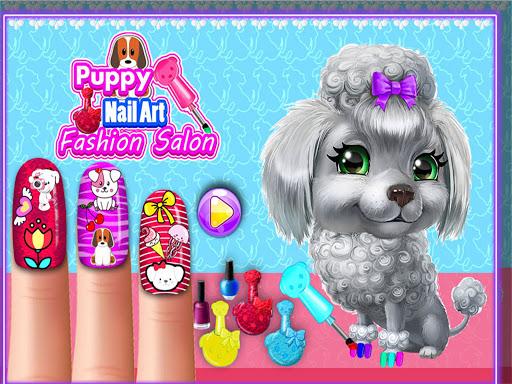 Puppy Fashion Nail Salon - Gameplay image of android game