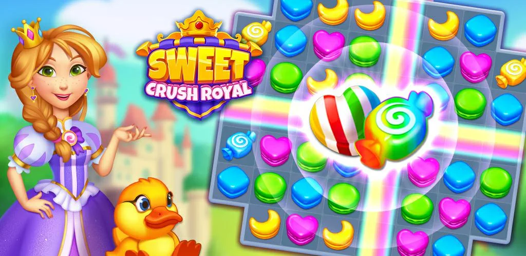 Sweet Crush Royal - Match ۳ - عکس بازی موبایلی اندروید