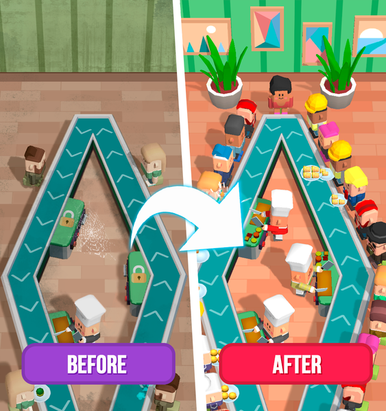 My Idle Cafe - Cooking Manager - عکس بازی موبایلی اندروید