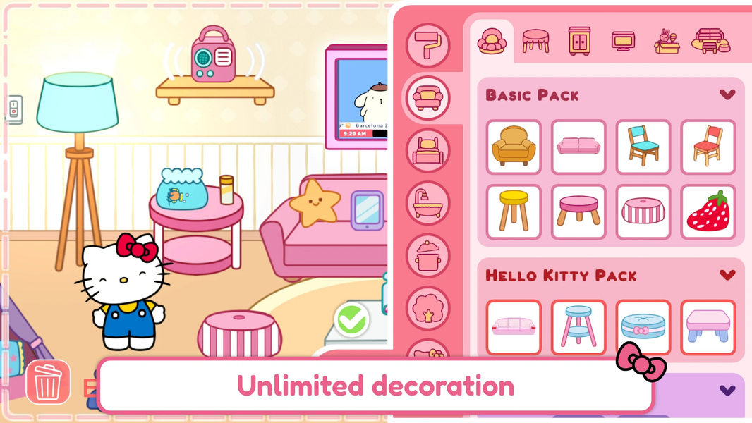 Hello Kitty And Friends World - Gameplay image of android game