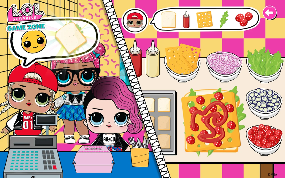 L.O.L. Surprise! Game Zone - Gameplay image of android game