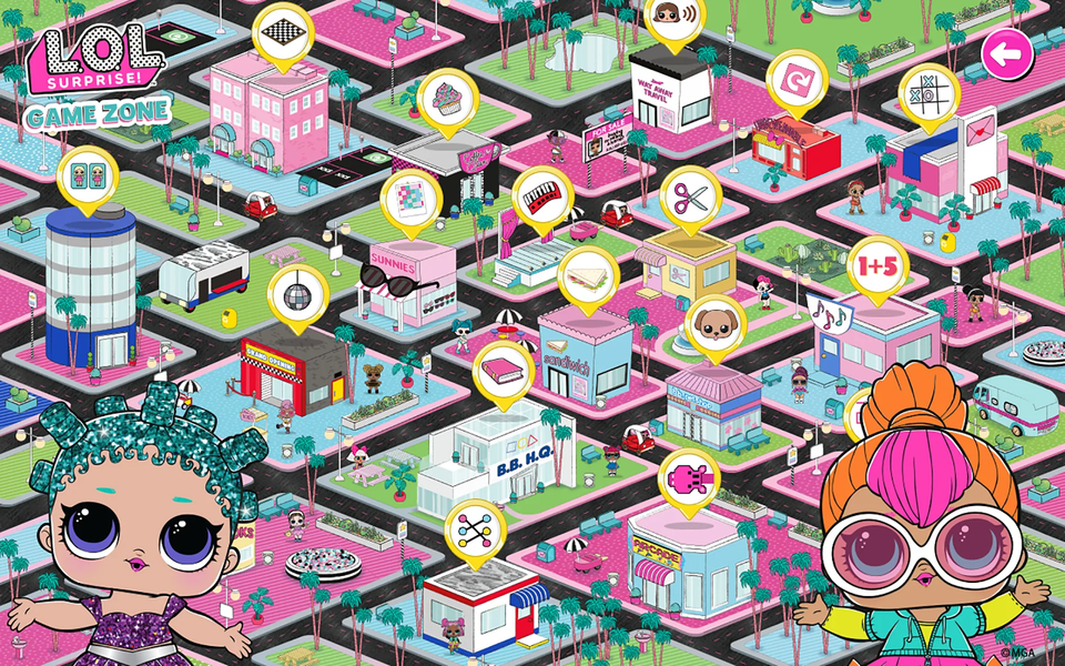 L.O.L. Surprise! Game Zone - Gameplay image of android game
