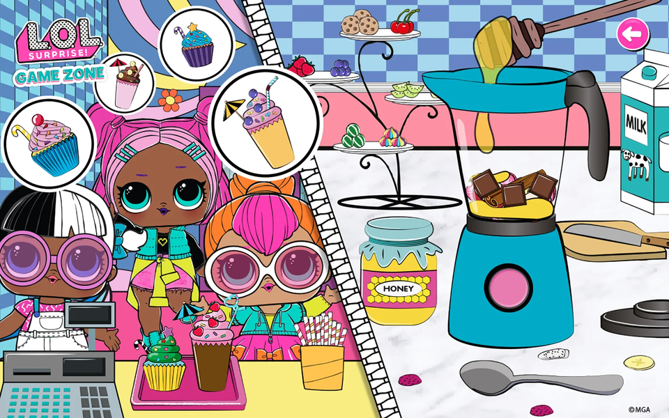 L.O.L. Surprise! Game Zone - Gameplay image of android game