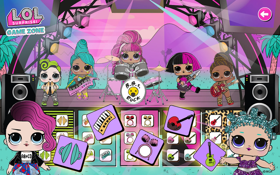 L.O.L. Surprise! Game Zone - Gameplay image of android game