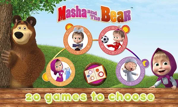A Day with Masha and the Bear - عکس بازی موبایلی اندروید
