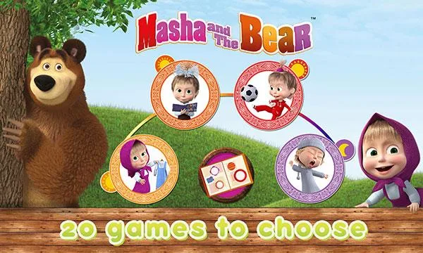 A Day with Masha and the Bear - Gameplay image of android game