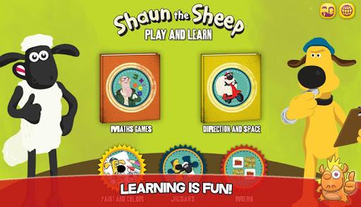 Shaun learning games for kids – شان د شیپ و آموزشی کودکان - Gameplay image of android game