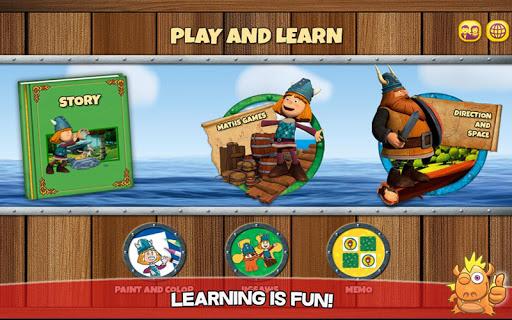 Vic the Viking: Play and Learn - Gameplay image of android game