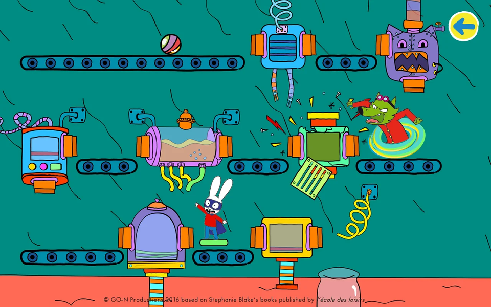 Simon Super Rabbit Vs Pr. Wolf - عکس برنامه موبایلی اندروید