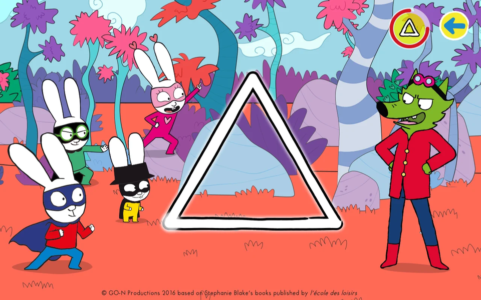 Simon Super Rabbit Vs Pr. Wolf - عکس برنامه موبایلی اندروید