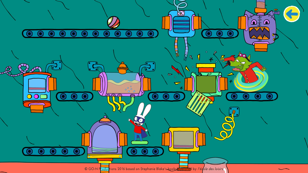 Simon Super Rabbit Vs Pr. Wolf - عکس برنامه موبایلی اندروید