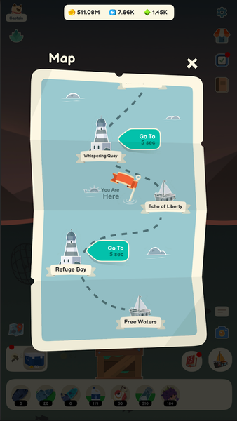 Among Water: Relaxing games - عکس بازی موبایلی اندروید