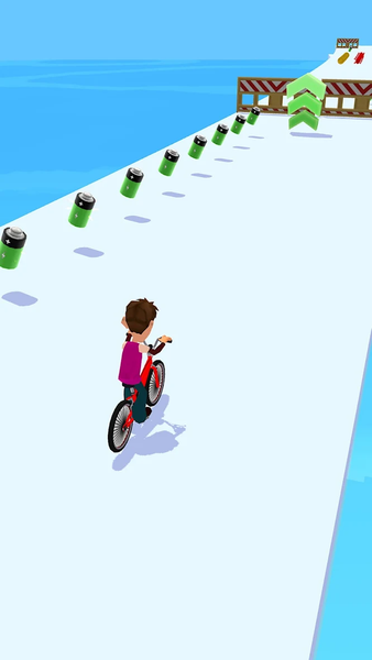 BMX Rush - Bicycle Run 3D - Gameplay image of android game