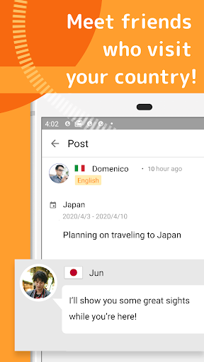 Airtripp:Free Foreign Chat - عکس برنامه موبایلی اندروید