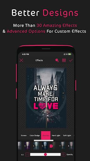 Postershop - Typography Design - Image screenshot of android app