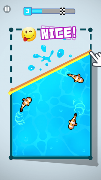 Slice Pool - Gameplay image of android game