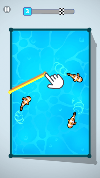 Slice Pool - Gameplay image of android game