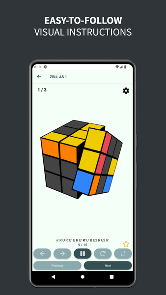 Rubiks Cube Solver CubeXpert - عکس بازی موبایلی اندروید