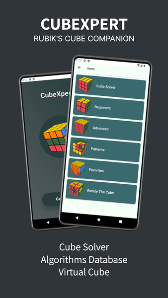 CubeXpert Rubiks Cube Solver - Gameplay image of android game