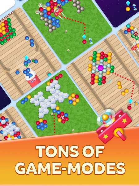 Bubble Fall 3D - Gameplay image of android game