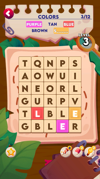Word Search Puzzle Hunt - عکس بازی موبایلی اندروید