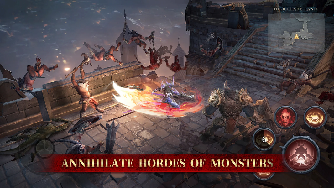 Dark Divinity RPG:Evil Abyss - Gameplay image of android game