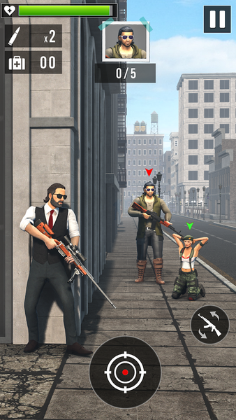 Elite Agent Shooting Game - Gameplay image of android game