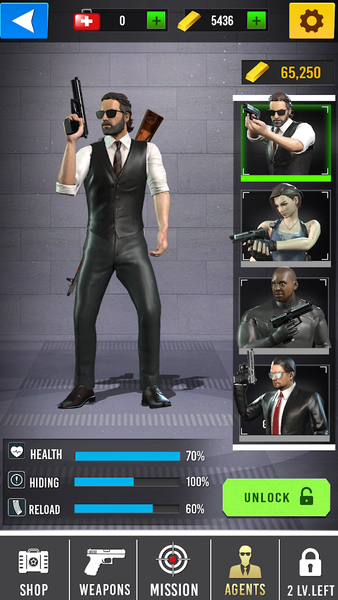 Elite Agent Shooting Game - Gameplay image of android game