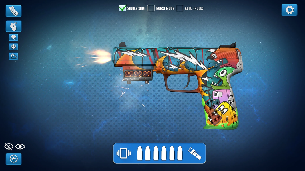 Stun Taser Prank Gun Simulator - عکس بازی موبایلی اندروید