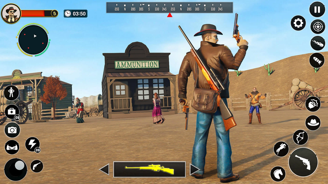 Wild West: Sniper Gun Games - Image screenshot of android app