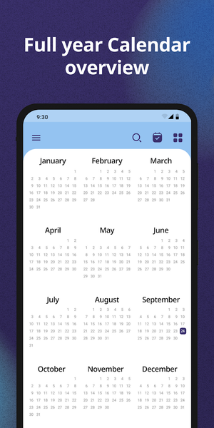 Calendar: Daily Agenda Planner - عکس برنامه موبایلی اندروید