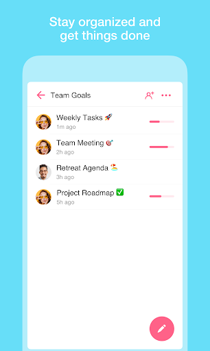 Taskade - AI Agents, Chat Bots - Image screenshot of android app