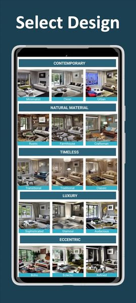 AI Redesign - Home Design - عکس برنامه موبایلی اندروید