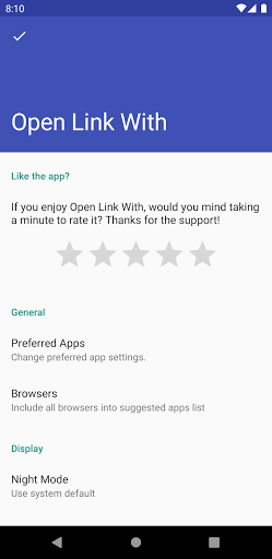 Open Link With... - Image screenshot of android app