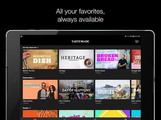 Tastemade: Stream Shows & Docs - عکس برنامه موبایلی اندروید