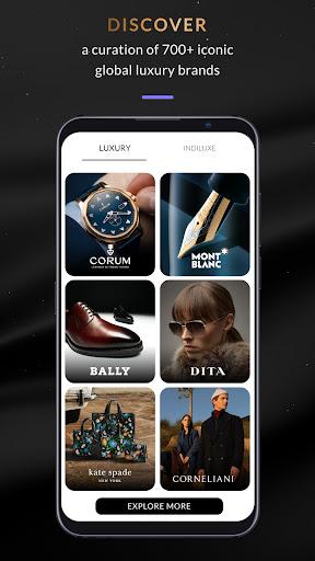 Tata CLiQ Luxury Shopping App - Image screenshot of android app