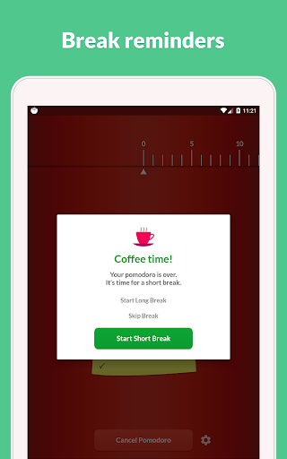 Pomodoro Timer Lite - عکس برنامه موبایلی اندروید