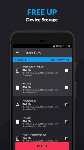 SD Card Cleaner - عکس برنامه موبایلی اندروید