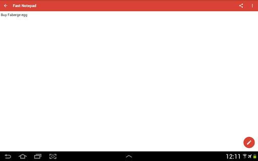 Fast Notepad - عکس برنامه موبایلی اندروید