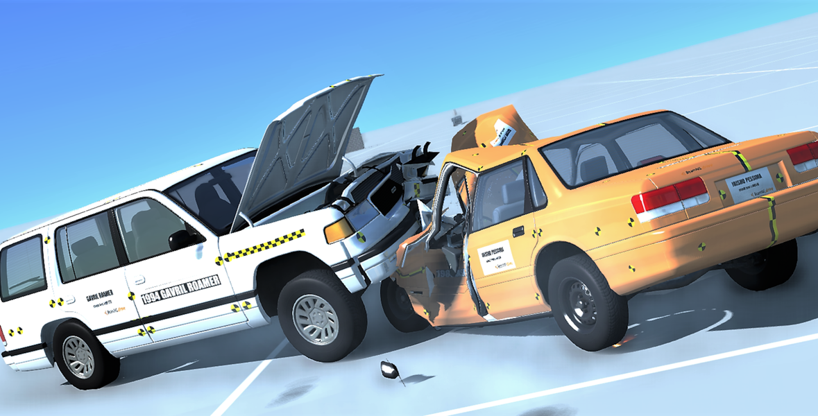 Taxi Crash Car Game Simulation - عکس بازی موبایلی اندروید